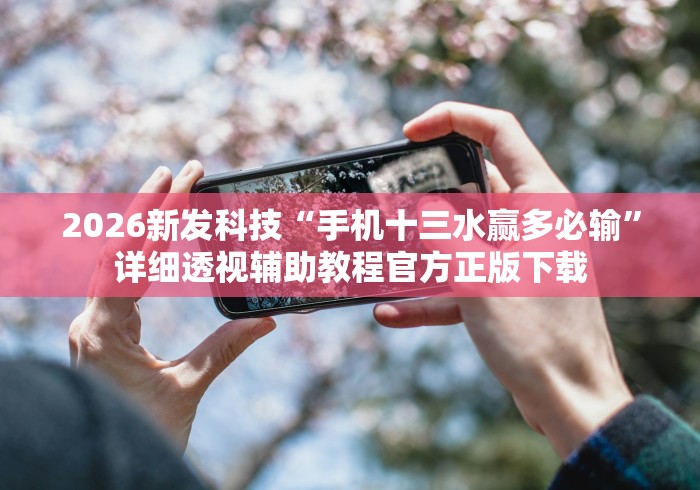 2026新发科技“手机十三水赢多必输”详细透视辅助教程官方正版下载