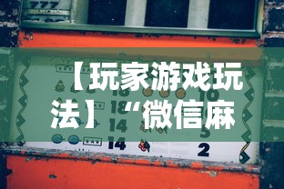 【玩家游戏玩法】“微信麻将怎么开挂是真的吗”详细辅助教程分享