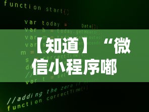 【知道】“微信小程序嘟嘟十三张增加胜率”详细外挂安装步骤