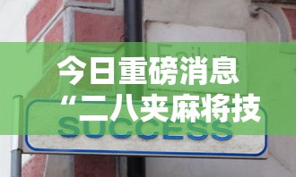 今日重磅消息“二八夹麻将技巧	”详细开挂安装教程