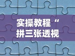 实操教程“拼三张透视软件”详细分享装挂步骤