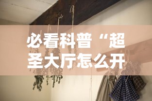 必看科普“超圣大厅怎么开挂”分享用挂教程